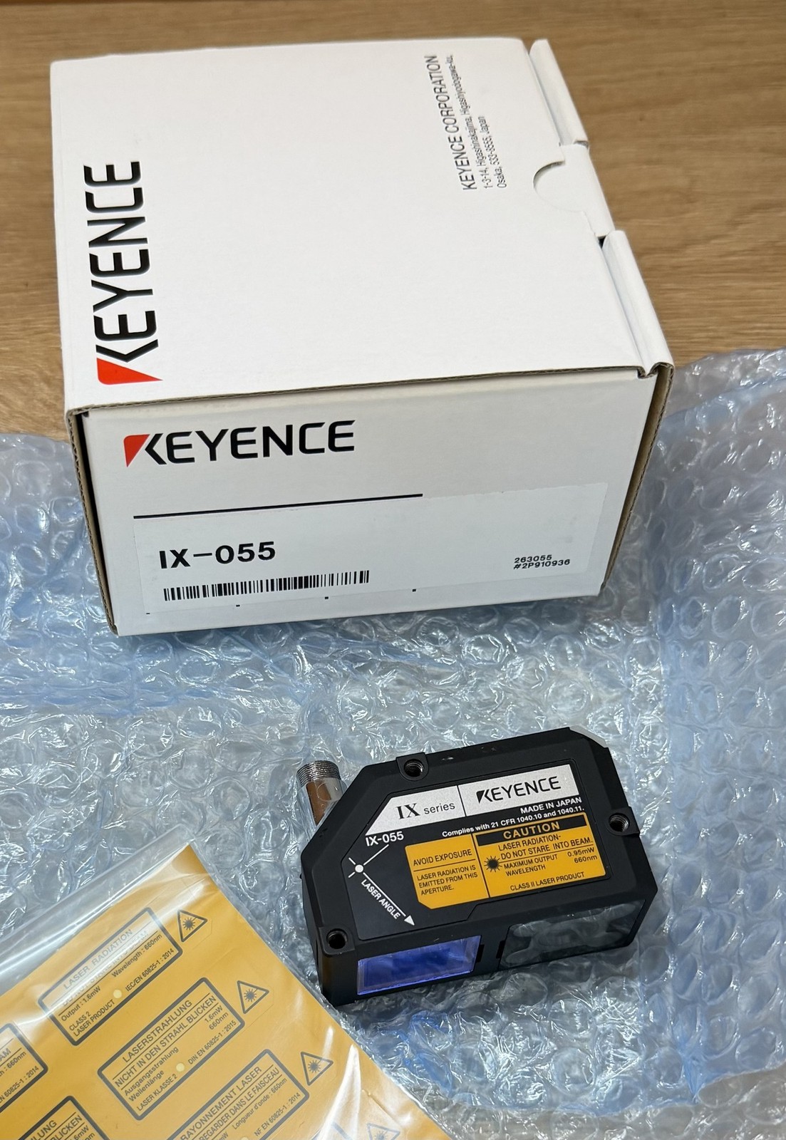 Keyence IX-055 Digitale Kamera, Inspektionssystem, OVP, unbenutzt Schwarz/Grau