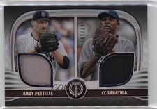 2022 Topps Tribute Dual Relics 2 Player /199 CC Sabathia Andy Pettitte HOF k4s