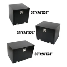 24" 30" 36"L X24"W X24"H Steel Truck Trailer Tool Box Underbody Storage Toolbox