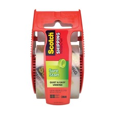 Scotch 145 Clear Shipping Packaging Tape 1.88 W x 800 L in. with Dispenser