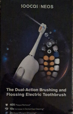 Soocas Neos Dual-Action Sonic Electric Toothbrush White Rechargeable IPX8