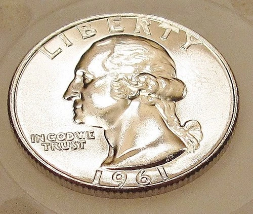 1961 D Choice Brilliant Uncirculated Quarter 90% Blazing  Luster #1210~16