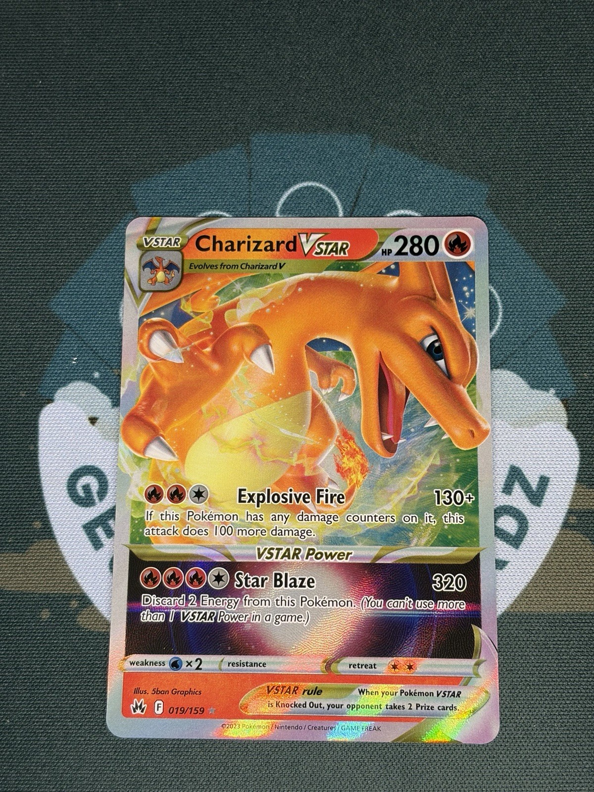 Pokémon TCG  Charizard VSTAR 019/159 Crown Zenith Holo  NM/M