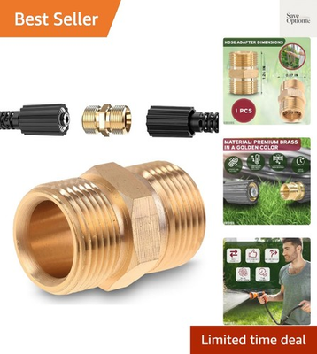#ad Pressure Washer Hose Connector M22 14mm Pressure Washer Hose Coupler 4500 P... $17.99