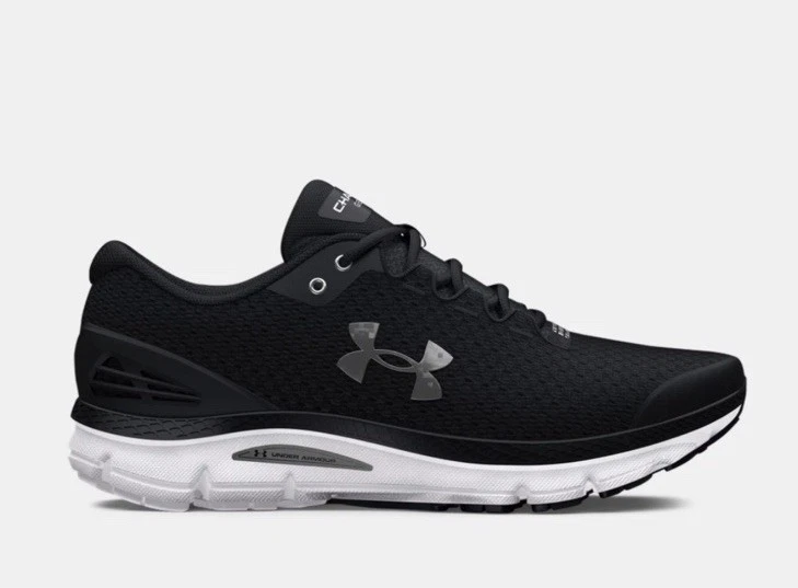 UA Under Armour Charged Gemini Mens Black White 3026501-001