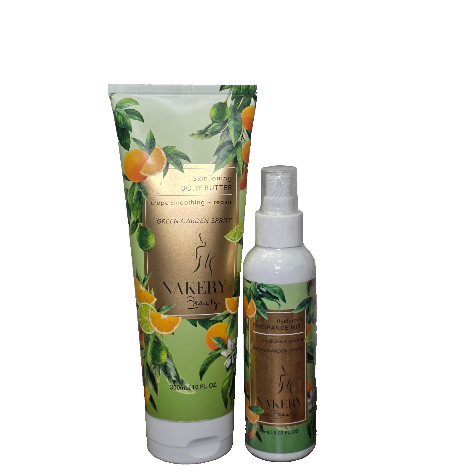 10oz & Fragrance Mist 5.07oz Green Garden Spritz Set