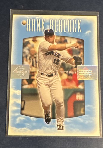 2002 Upper Deck Sweet Spot Hank Blalock #22 card