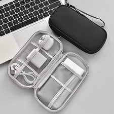 Portable Cable Organizer Bag for Cords, Chargers  Earphones