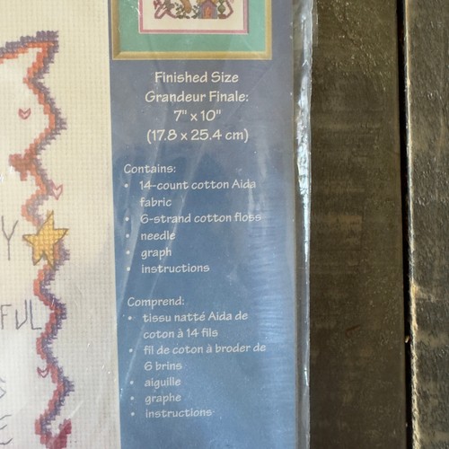 New Janlynn Wild Wacky & Wonderful Cat Lives Here Cross Stitch Bird Fish Mouse - Picture 2 of 3