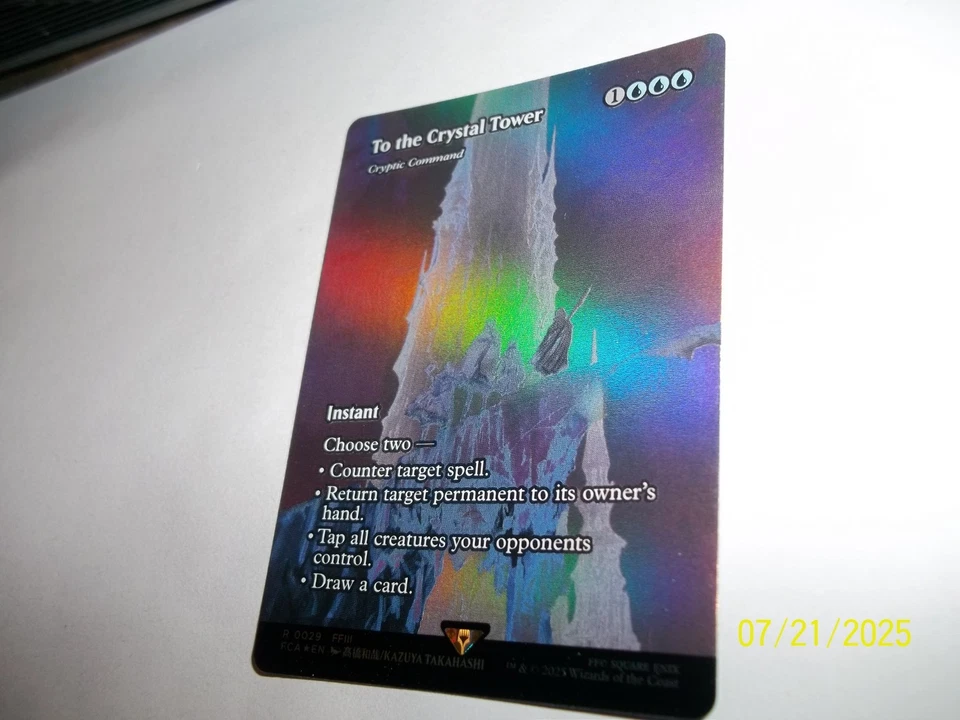 FOIL Cryptic Command To The Crystal Tower Foil Final Fantasy x1 NM/LP - Image 2 of 2