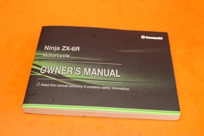 2024 KAWASAKI NINJA ZX6R OEM ORIGINAL OWNERS MANUAL BOOK