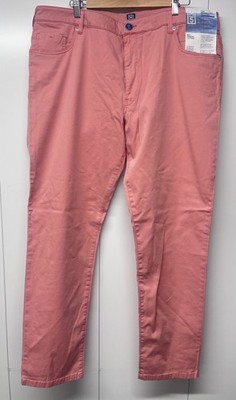 Meyer M/5 Slim Fit W42 L32 Pink Jeans Trousers Mens Unworn Tags