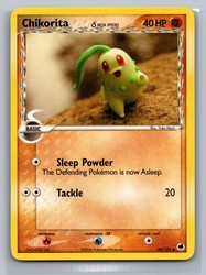 Chikorita (Delta Species) 44/101 EX Dragon Frontiers Common