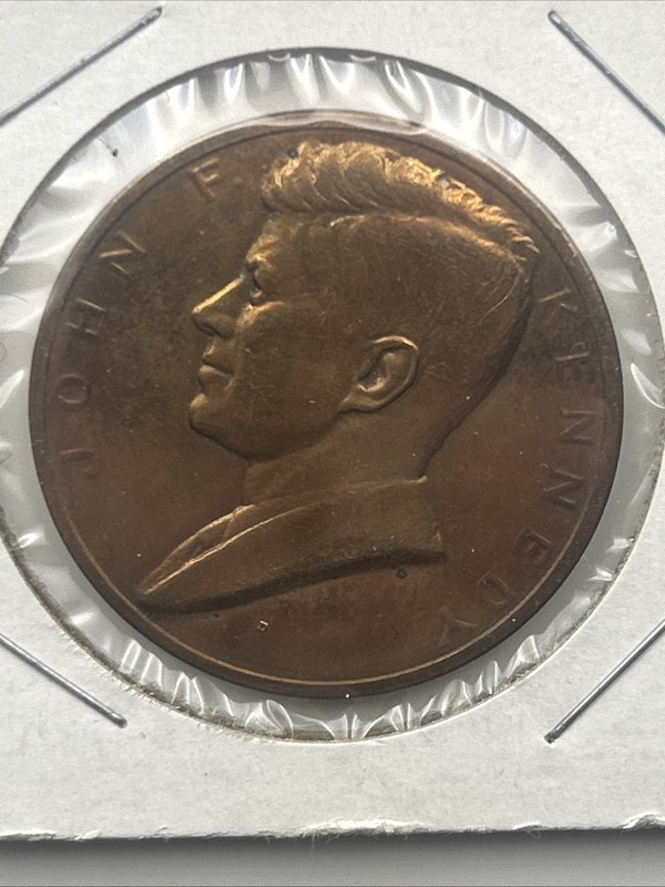 John F. Kennedy Inauguration Bronze Medal January 20, 1961