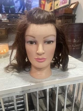 Training Head 6R1712B0216 100% Real Hair Mannequin with Clamp
