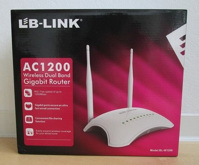 Dual Band Gigabit WLAN Router AC1200 LB-Link (B-Link) BL-W1200 neu OVP!