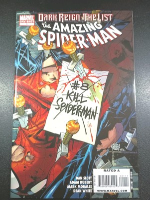 Dark Reign: the List-Amazing Spider-Man #1 (Marvel Comics January 2010) VF/NM9.0
