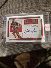 Hakeem Olajuwon National Treasures All-NBA Signatures Auto 23/35