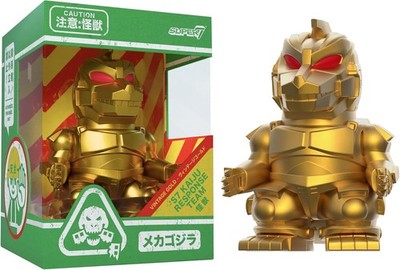Super7 Fun! Fun! Toho Mechagodzilla Vintage Toy Gold Vinyl Figure 5'' SDCC 2025