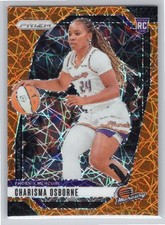 2024 Panini Prizm WNBA #65 Charisma Osborne Orange Velocity Prizms Mercury RC