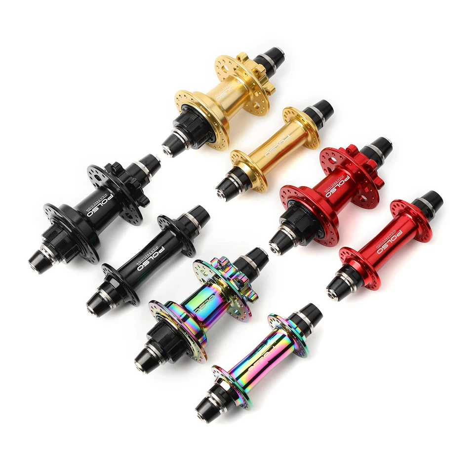 Buje de bicicleta BMX Racing 36 orificios freno de disco 6 patas 120 clics bujes delanteros traseros Foto 2 de 4