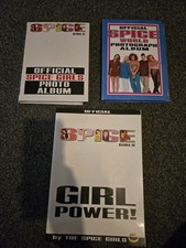Vintage Spice Girls Memrobilia Photo Albums and Book Bundle