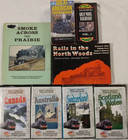 Train 7 VHS 2 Book Rides USA Canada Scotland Smoke Across Prairie Model Railroad — photo 1