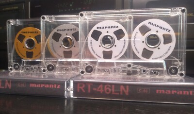 Set of 6 Audio Cassettes MARANTZ Gold White Silver