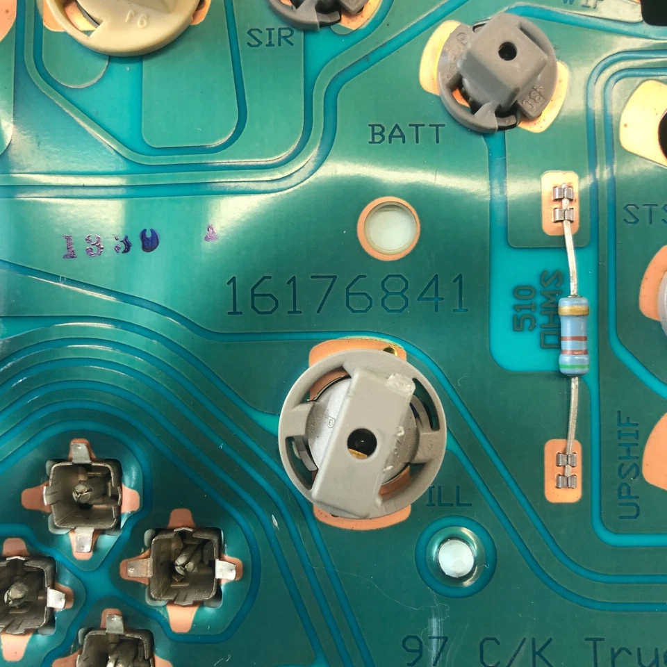 Chevy Suburban Instrument Cluster Speedometer 95-99 199k Silverado K1500 Yukon - Image 3 of 4