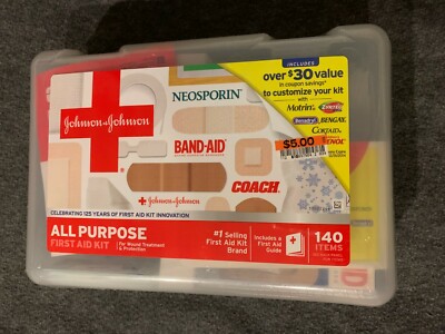Johnson & Johnson Safety Kit First Aid 140 items
