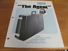 Fairchild 07 The Agent Portable Salesman's Projector Sales Brochure
