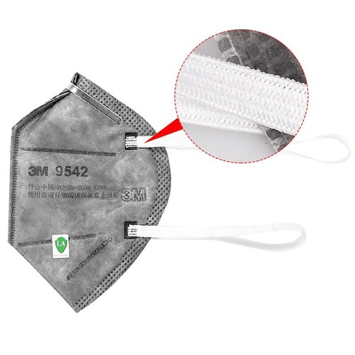 25x 3M 9542 KN95 P2 N95 Activated Carbon Particulate Respirator Face Mask 25PCS - Picture 7 of 10