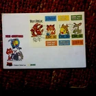 1999 IRELAND SET OF 4 STAMPS YEAR OF THE RABBIT MINI SHEET  FIRST DAY COVER