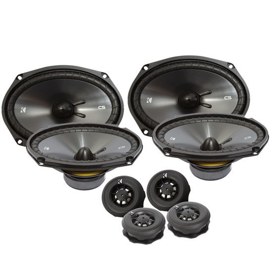 2 КОМПЛЕКТА автомобильной аудиокомпонентной акустической системы Kicker CS Series 43CSS694 6x9 мощностью 900 Вт 49590₽