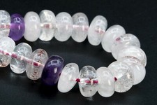 8x5MM Genuine Natural Super Seven Beads Grade A Rondelle Loose Beads 7"