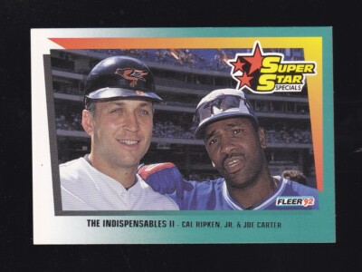 1992 Fleer Super Star Specials Cal Ripken Jr & Joe Carter #703