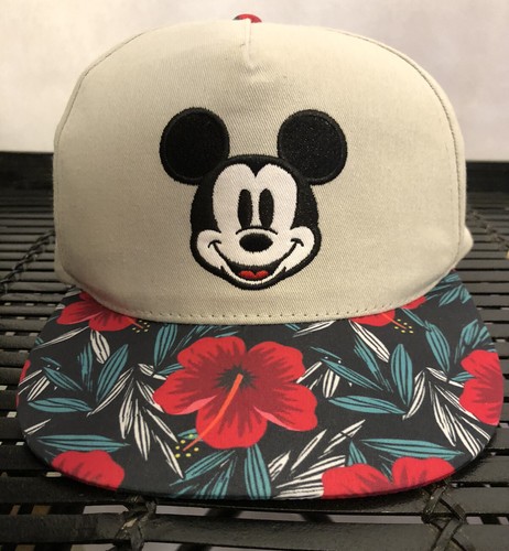 New Disney Mickey Mouse Cap Hat Gray 