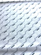 1 1/2 yard White/Black/Grey Cotton Fabric by Dear Stella Pattern #STELLA-142