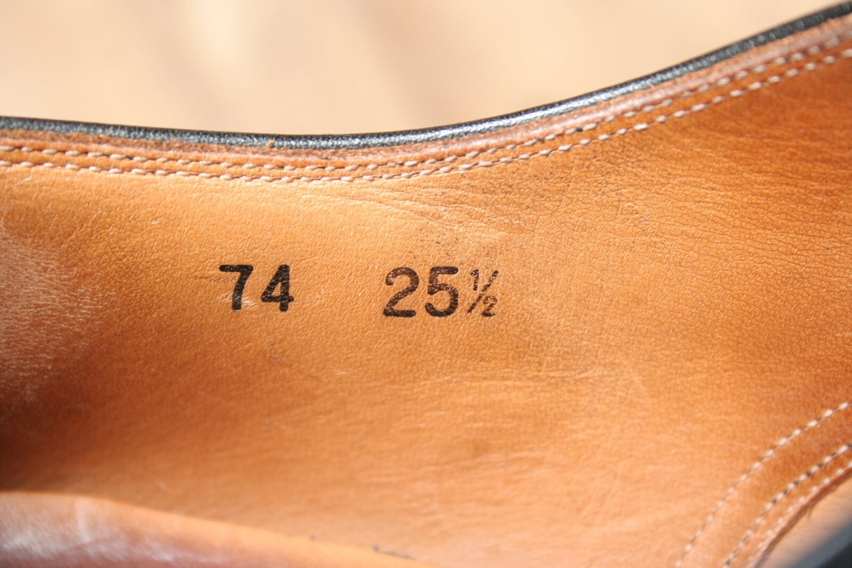 HIROKAWA Scotch Grain Black Leather Bench Made Oxfords JPN HIROKAWA Scotch Grain Black Leather Bench Made Oxfords JPN