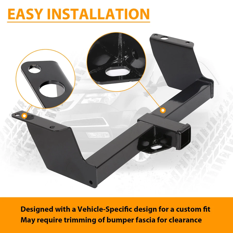 Parachoques trasero receptor enganche remolque Ford Ranger Clase 3 1983-2011 remolque 2" Foto 4 de 4