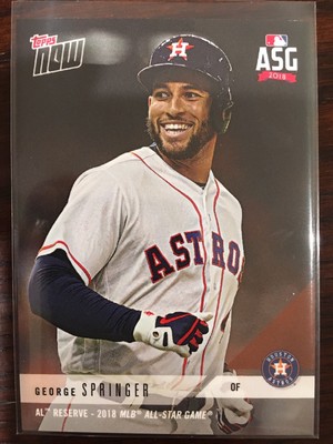 2018 Topps NOW MLB AL All-Star Game Reserve George Springer SP 504 AS-50 Astros
