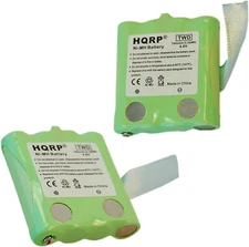 2-Pack HQRP Two-Way Radio Battery for Uniden BP-38 / BP-40 Replacement