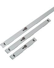 Pair 2 , ABUS File Bar, 56 3/4" Length for 5 Drawers, Gray, Ships Next Day