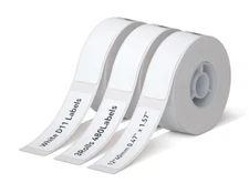 White Label Paper Compatible for NIIMBOT D11 D110 D101 Label Maker 3 Rolls