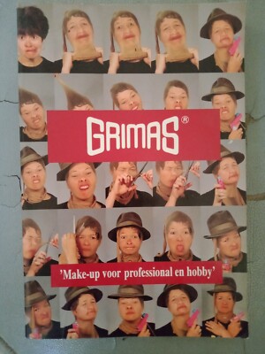 Grimas Theatre Make-Up Guide Book for Professional & Amateur Stage Actors
