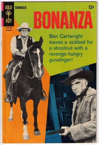 BONANZA # 27 (GOLD KEY) MICHAEL LANDON - LORNE GREENE - DAN BLOCKER -PHOTO COVER - Picture 1 of 1