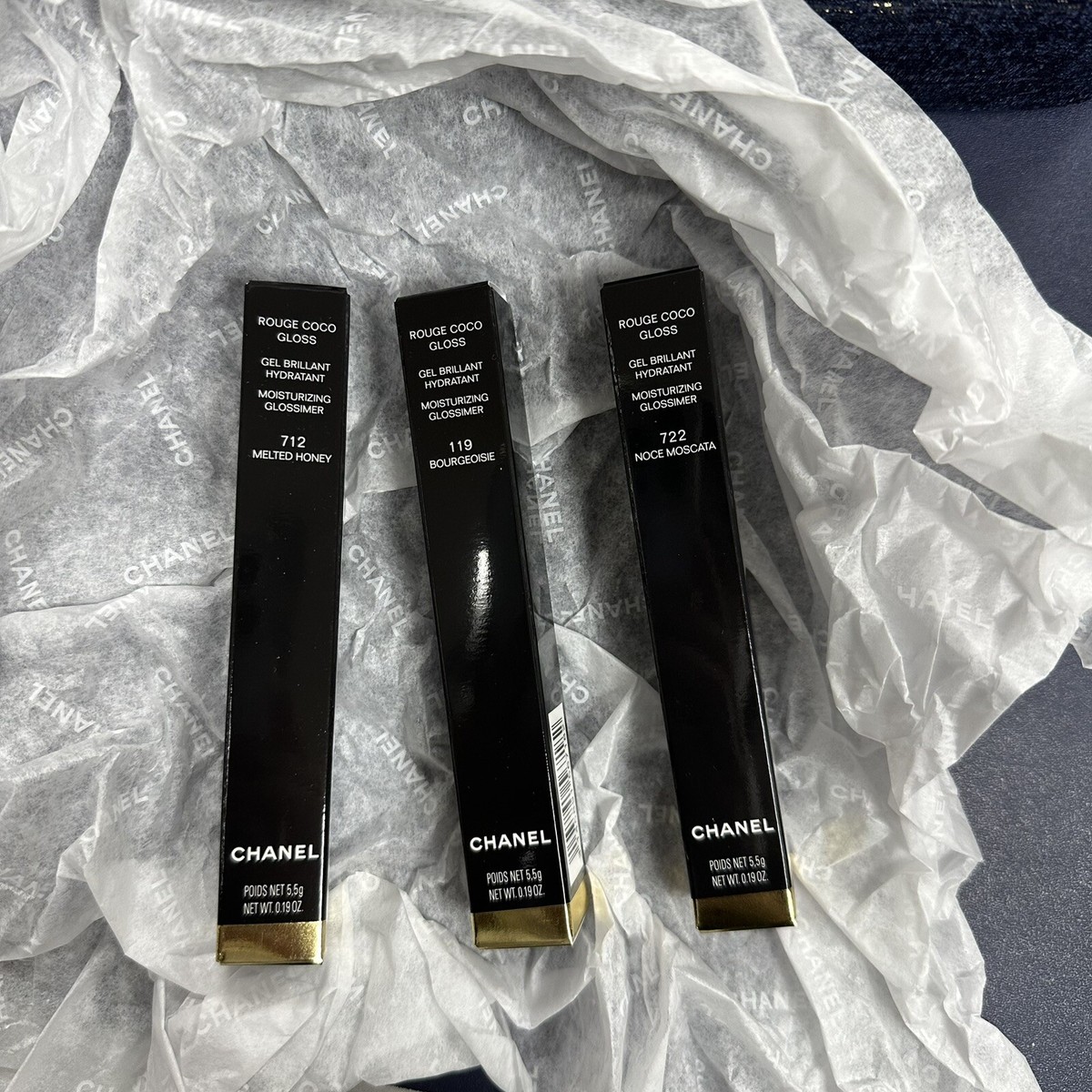 NEW Chanel Holiday Make Up Set Always Brilliant Lip Gloss Trio