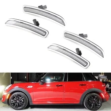 Clear Lens Amber/Red Full LED Side Marker Light For Gen3 MINI Cooper F55 F56 F57