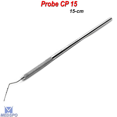 Periodontal Probe Color Coded Markings Depth Furcation Lesions Hygiene Lab Tools