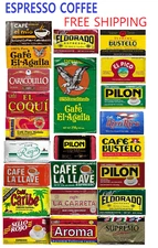 cafe espresso coffee ground sealed brick la llave pilon bustelo GOURMET EXPRESSO